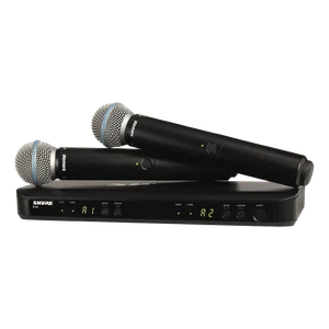 Shure BLX288/Beta58 Wireless Handheld Microphones - Picture 1 of 1