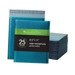 Luftpolsterversandtaschen, 8,25 x 11 Versandumschläge, wasserabweisend Einheitsgröße blau - Bild 1 von 7