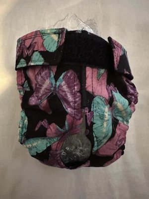 Female Dog Puppy Pet Diaper Washable Pant Sanitary Underwear MULTI BUTTERFLY XXS - Image 1 of 4