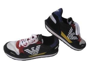 ZAPATILLAS DEPORTIVAS EMPORIO ARMANI TELA GAMUZA CUERO HOMBRE EE. UU. 11 GRANDES RARAS ENVÍO/H gratis - Imagen 1 de 12