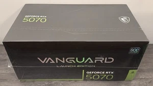 MSI NVIDIA GeForce RTX 5070 12GB GDDR7 VANGUARD SOC LAUNCH EDITION Video Card - Picture 1 of 12