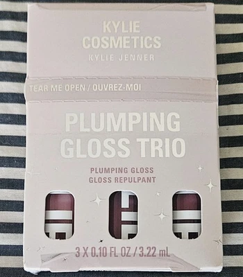 NEW ~ Kylie Cosmetics Plumping 3 PIECE Lip Gloss Trio Set, NIB - Image 1 of 2