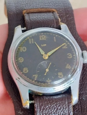 Винтажные мужские часы в военном стиле с губами тропический циферблат - Изображение 1 из 4