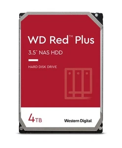 WD Red Plus 4TB NAS 3.5" Internal Hard Drive - 5400 RPM Class, SATA 6 Gb/s, CMR, - Bild 1 von 6