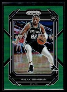 2022-23 Panini Prizm Green Malaki Branham Rookie San Antonio Spurs #230