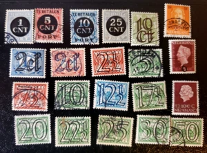 21 Francobolli Olanda - Lotto #05L Sovrastampe - Foto 1 di 1