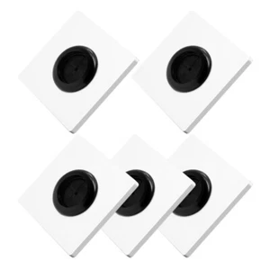 5 Pcs With Rubber Pad Cover Wall Cable Plate for Cables Pass Through - Picture 1 of 12
