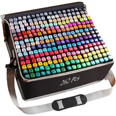 Alkoholmarker Set – Doppelseitige Marker für Skizzen, Graffiti & Manga – H&F - Bild 1 von 4