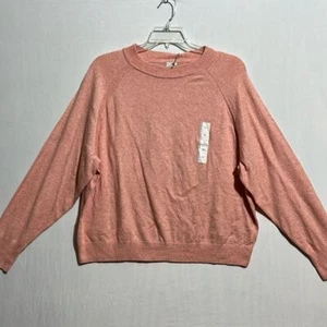 NWT A new day coral long sleeve fall women's sweater size XXL - Picture 1 of 7