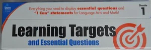 Carson Dellosa Learning Targets and Essential Questions Grade 1 Cards Teachers - Picture 1 of 4