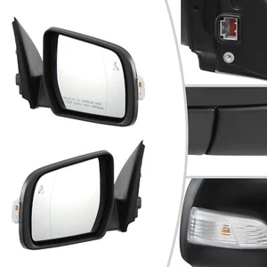 Espejos retrovisores térmicos eléctricos negros para Ford Ranger 2019-2023 plegables eléctricos con BSM izquierda+derecha - Imagen 1 de 16
