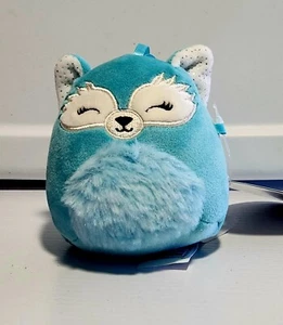 Dabney The Sky Blue Fox Squishmallow Ornament 4 Inch Squishmallows new with tags - Picture 1 of 4