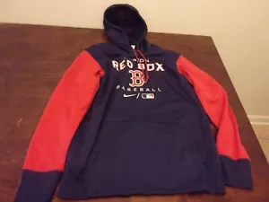 Boston Red Sox sanft gebraucht Herren Medium NIKE Kapuzensweatshirt MLB - Bild 1 von 4