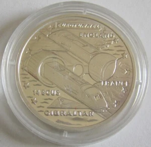 Gibraltar 14 ECU 1993 Eröffnung Eurotunnel Silber - Bild 1 von 1
