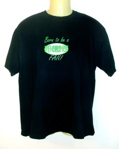 NFL Green Bay Packers Men's Black "BORN TO BE A PACKERS FAN!" Tee L - Picture 1 of 3