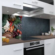 Küchenrückwand selbstklebend Suppengrün Optik Wandtattoo für Fliesenspiegel