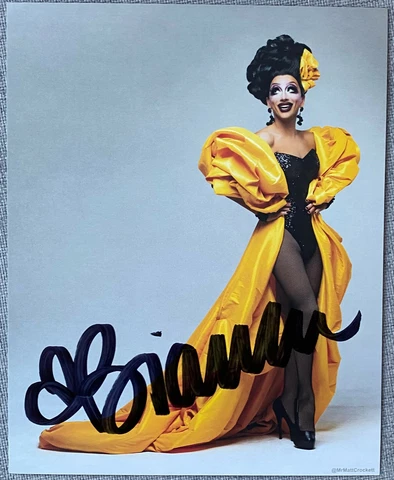 Drag Queen Bianca Del Rio Signed In-Person 8x10 Color Photo - Authentic Cover