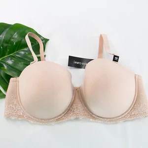 New Torrid Strapless Bra Sz 46D Nude Multi Way Underwire Support Lace NWT - Picture 1 of 4