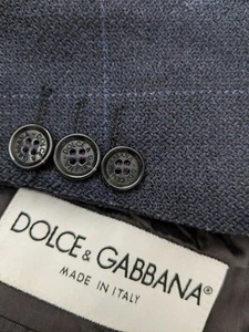 DOLCE & GABBANA Wool Silk  Unconstructed Check Tweed Blazer Coat Jacket 48 38 US - Picture 1 of 8