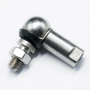  1x M6 stainless steel V2A angle joint ball joint CS LH DIN 71802 incl. gasket - Picture 1 of 2