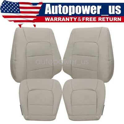 For 1998-2005 2006 2007 Lexus LX470 Driver / Passenger Leather Seat Cover Tan US Foto 1 de 4