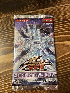 Yugioh Stardust Overdrive FIRST EDITION Booster Pack SEALED English