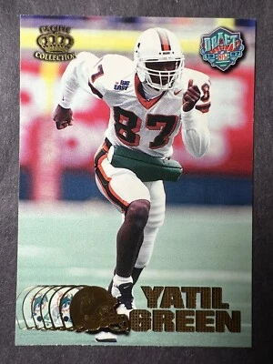 1997 Pacific Crown Collection Yatil Green Miami Dolphins Rookie Card #434 - Image 1 of 2
