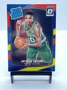 JAYSON TATUM 2017-18 Donruss Optic Rated Rookie Red and Yellow RC Celtics #198