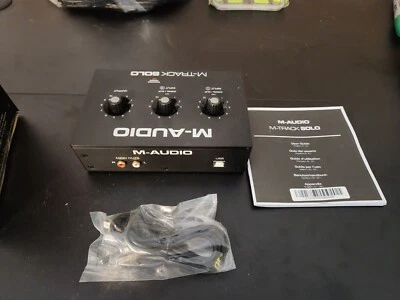 M-Audio M-Track Solo USB Audio Interface - Image 1 of 2