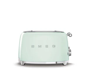 Smeg TSF03PGUS Pastel Green 50's Retro Style 4 Slot Toaster (OB) Box Damage - Picture 1 of 7
