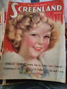 1935 Screenland magazine, Shirley Temple cover, Vol 31 No 5, September issue - Picture 1 of 1