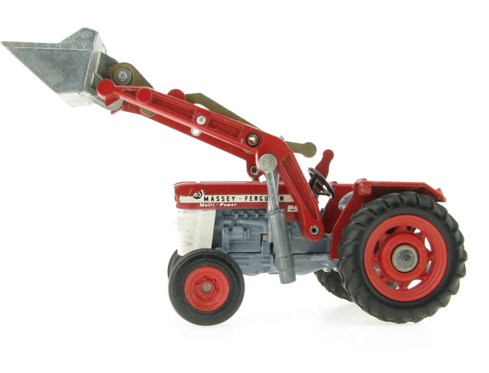 Corgi Toys 69 - Massey Ferguson MF 165 mit Frontlader Traktor Schlepper Bulldog - Bild 1 von 4