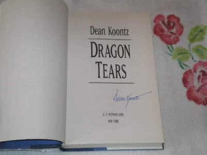 Dragon Tears by Dean R. Koontz *SIGNED* - Picture 1 of 2