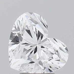 Certified 1.50 CT Loose D Grade Heart cut  White Loose Cut Diamond - Picture 1 of 3
