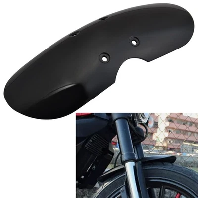 1× Gloss Black Short Front Fender Mudguard Fit For Triumph Bonneville T100 Black - Изображение 1 из 4