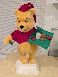 90er Telco Winnie Puuh animierte sprechende Milch & Kekse Weihnachten 20" groß - Bild 1 von 12