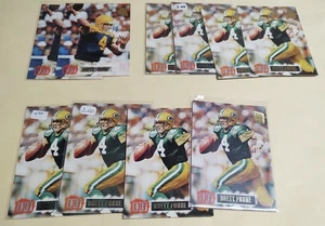 Brett Favre 1994 Stadium Club Lot OF 10 Cards  #536 & #604 Green BayPackers! HOF - Picture 1 of 2