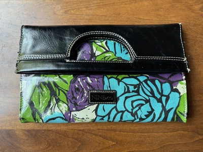 Clutch Bag Purse By nine & Co Multicolor Coated - Image 1 of 4