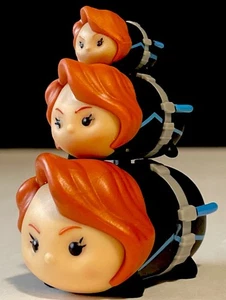 Marvel Tsum Tsum BLACK WIDOW Large Medium & Small Vinyl Figures Disney Jakks - Picture 1 of 10