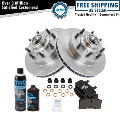 Kit de pastillas de freno delanteras y rotor para Chevrolet GMC 88-02 Foto 1 de 4