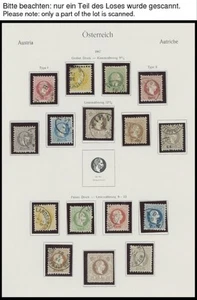 Slg. 1867-1937, resto collezione Austria con ancora molti buoni valori medi, - Foto 1 di 12
