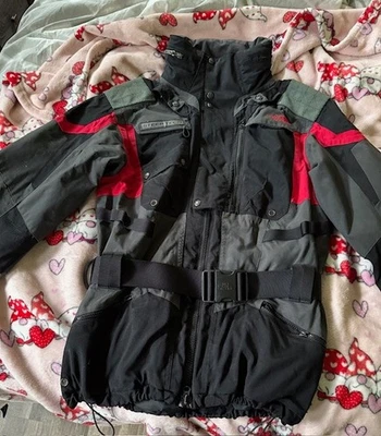 Vintage 90s North Face Steep Tech Ski Jacket Schot Schmidt Red Gray Size M*READ* - Image 1 of 4