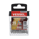 Vessel Tools ( Vesibph230p15t ) Imp Ball Torsion Bits Ph2x30 15Pc (Tictac)