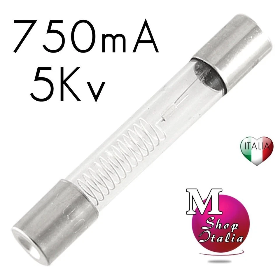 Fusibile microonde 5KV 0.75A 750mA High Quality Fuse Microwave - Imagen 1 de 1