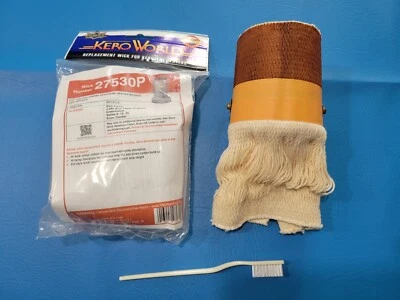 ALADDIN SERIES 15 & 8 BLUE FLAME  HEATER  WICK, WICK CLEAN BRUSH & GUIDE  159905 - Image 1 of 4