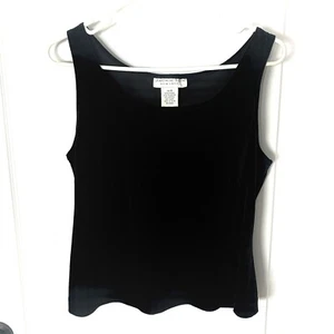 Vintage Jackie Jon New York Top Women’s 8 Velvet Dressy Camisole Sleeveless Goth - Picture 1 of 4