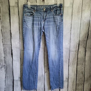 American Eagle Outfitters Jeans Damen 14 lang Skinny Stretch Mid Rise Jeans - Bild 1 von 15
