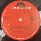 Tin Tin Come On Over Again Vinyl Record 7” 45 RPM 2058 087 Polydor Records 1970