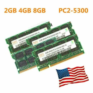 2x2GB For Samsung 2RX8 PC2-5300S DDR2-667MHz 200pin SODIMM Laptop Memory RAM - Picture 1 of 9