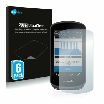 Garmin Edge 1030 Plus GPS Hand Held, 6x Transparent ULTRA Clear Screen Protector - Image 1 of 4